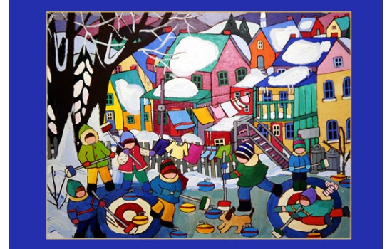 25002-Curling on the Backyard Rink